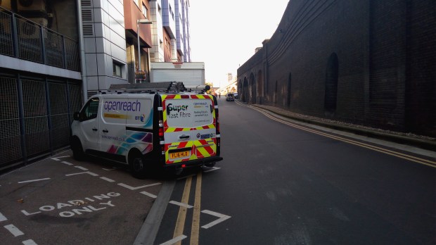 Laughable 'speed camera' on Sopwith Way from Rendall & Rittner and Battersea Power Station Development Company at Chelsea Bridge Wharf